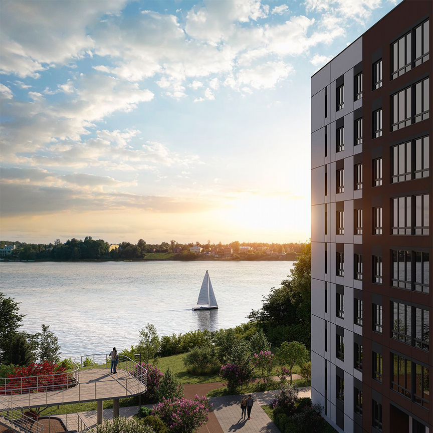 2-к. квартира, 53,6 м², 4/8 эт.