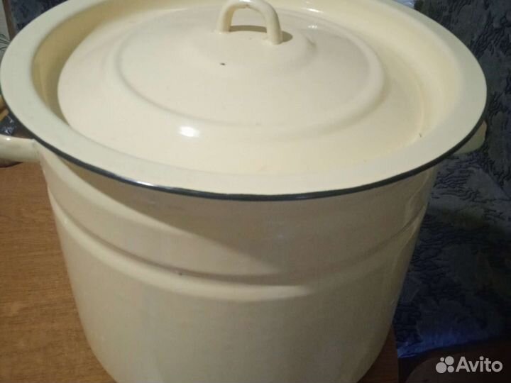 Кастрюля эмалированная 18 литров