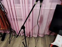 Микрофон(конденсаторный) и стойка