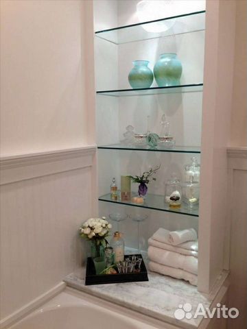 Стеклянные полки