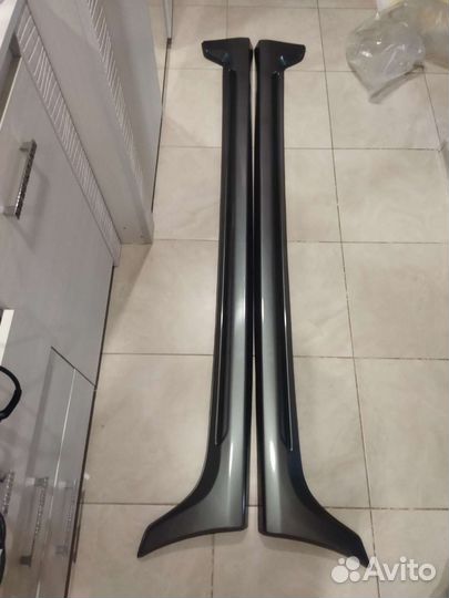 Накладки на пороги ваз гранта