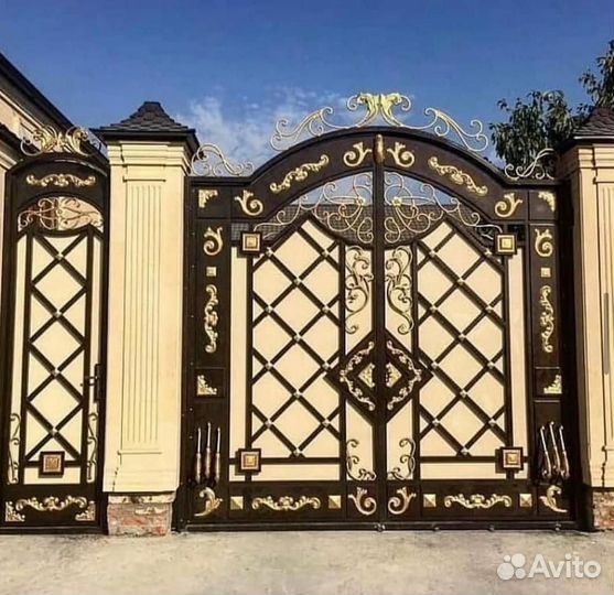Кованые ворота дагестан