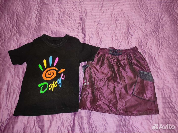 Вещи пакетом на девочку 122-128