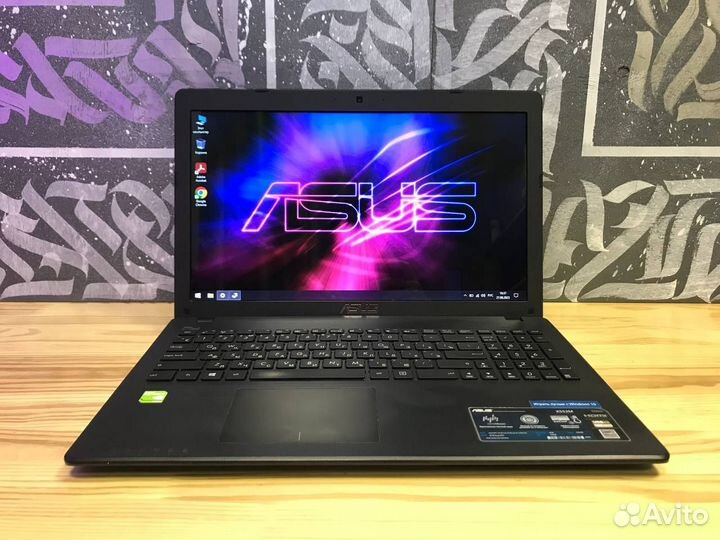 Шустрый ноутбук Asus Intel/2видеокарты/SSD