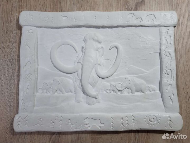 Гипсовое панно 