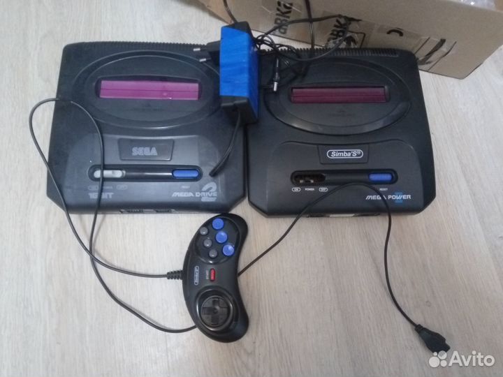 Приставка Liko BBG-1 (денди) и Sega MD2 90-е года