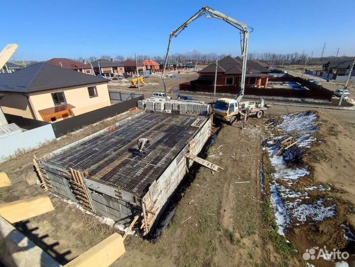 Бетонные работы, опалубка