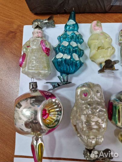 Елочные игрушки стекло