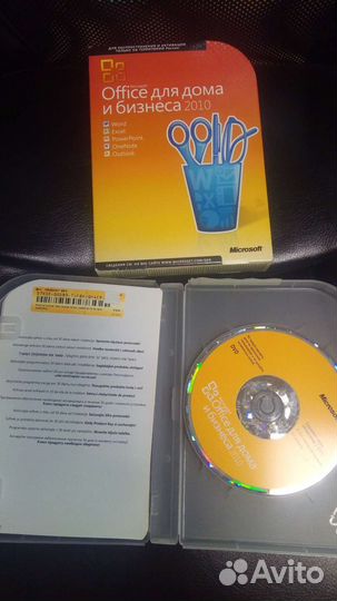 Microsoft Office 2010 для дома и бизнеса 2010 бокс