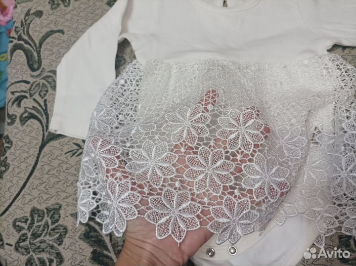 Боди для девочек нарядное