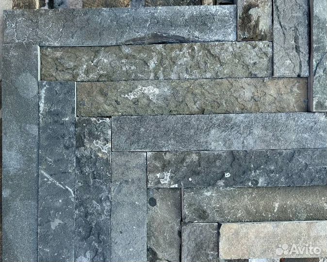 Ригельная плитка из натурального камня шунгита