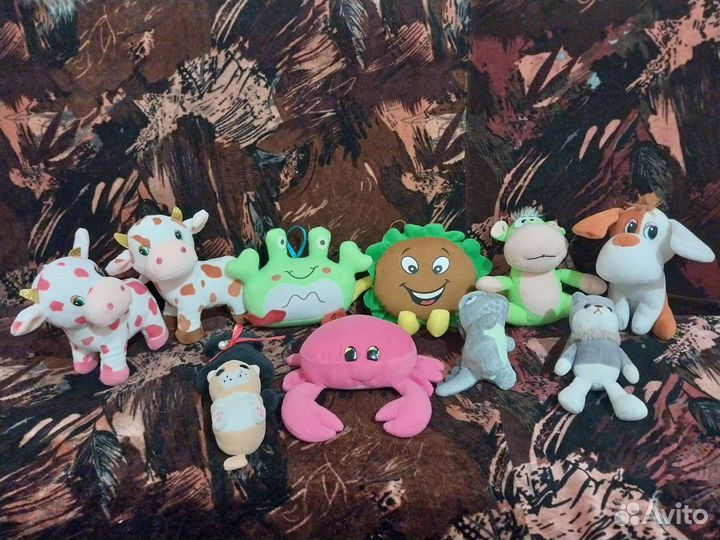 Много мягкие игрушки