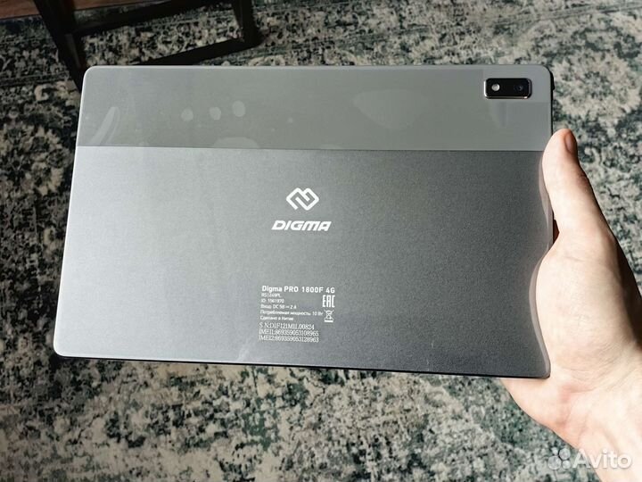 Новый планшет Digma Pro 1800F 4G 10.4