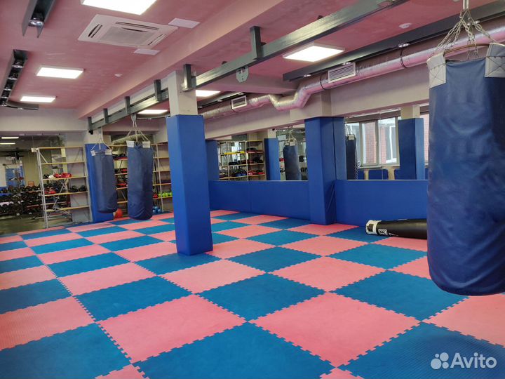 Почасовая аренда боевого зала 70 м² в фитнес-клубе