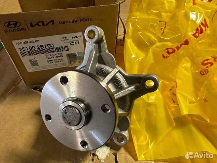 Помпа G4FC G4FA Kia Rio Hyundai Solaris новая