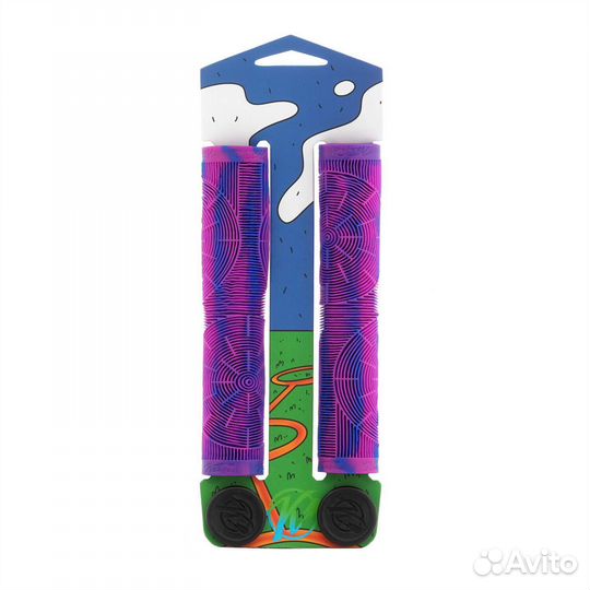 Грипсы для самоката Комета Альфа Сине-фиолетовые