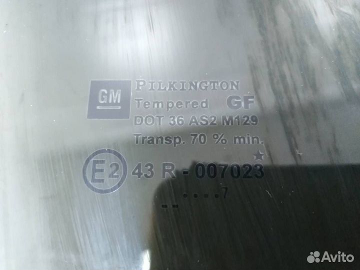 Стекло двери передней правой Opel Astra G 1998-200