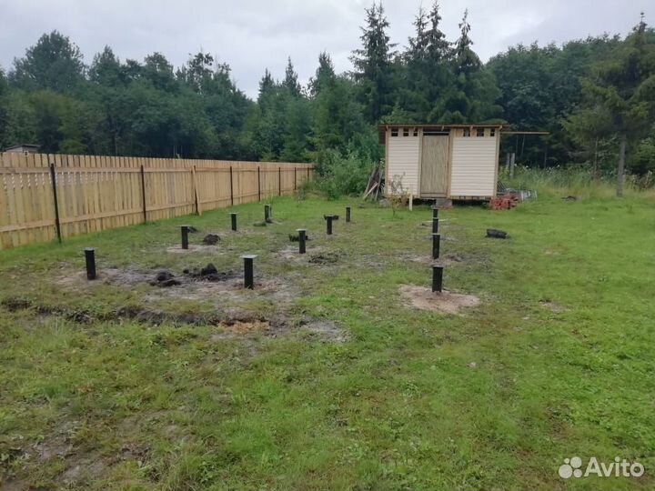 Винтовые сваи под ключ. Свайно винтовой фундамент