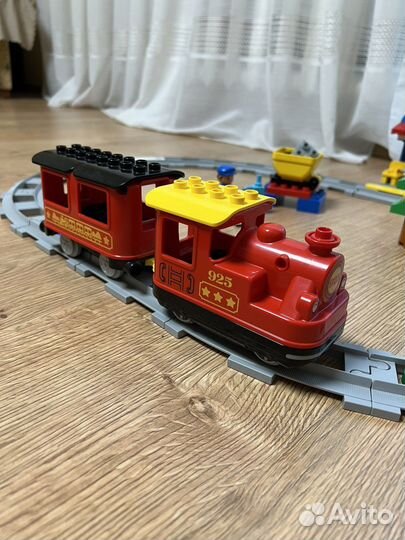 Поезд на паровой тяге 10874 lego duplo