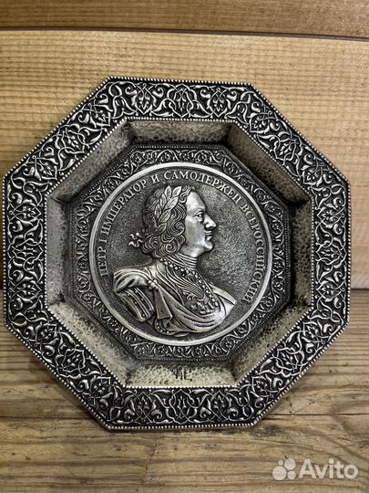 Чеканка Петр Первый