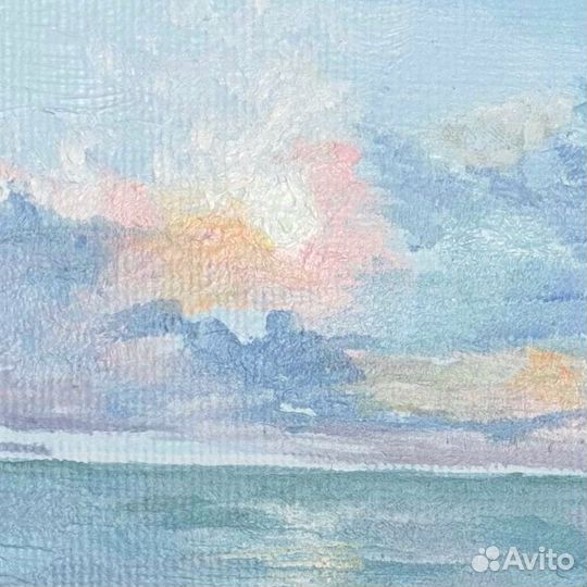 Картина на холсте маслом 15х15