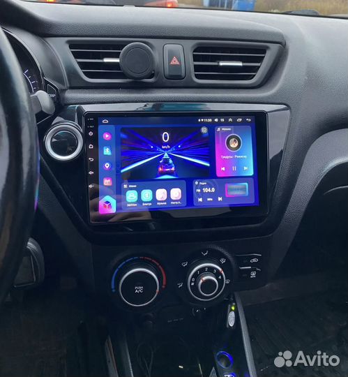 Магнитола Kia rio 3 с рамкой