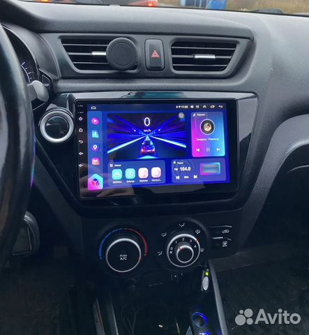 Магнитола Kia rio 3 с рамкой