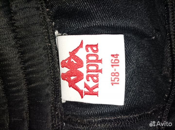 Штаны широкие kappa с лампасами