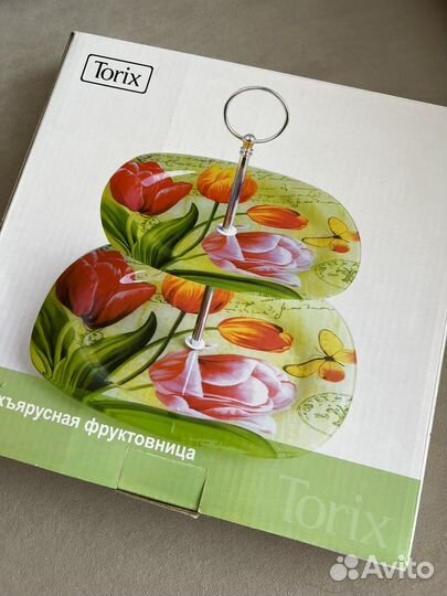 Фруктовница Torix двухъярусная