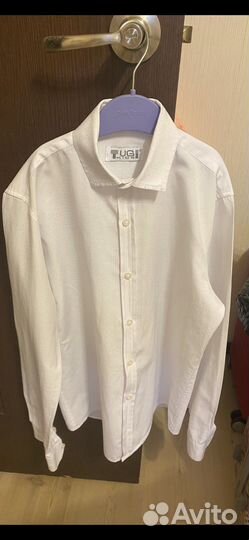 Рубашка школьная на мальчика 13-14 лет