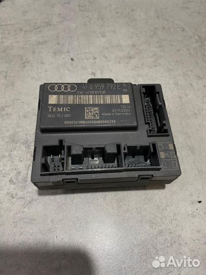 Блок управления двери задний правый Audi а6 с6