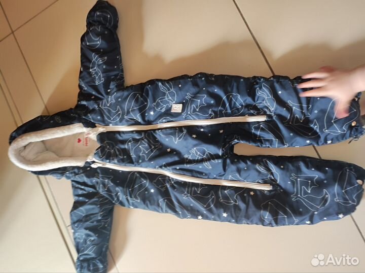 Зимний комбинезон трансформер 74/80 reima