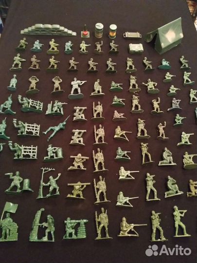 Солдатики.зеленая армия.штаб
