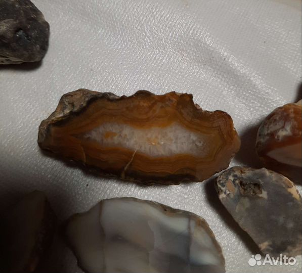 Камень агат необработанные коллекция