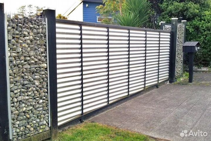 Забор из профлиста замер бесплатно под ключ