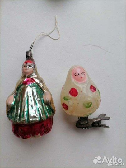 Елочные игрушки СССР