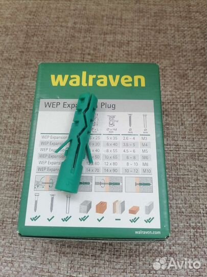 Дюбель Walraven WEP диаметр 14 мм