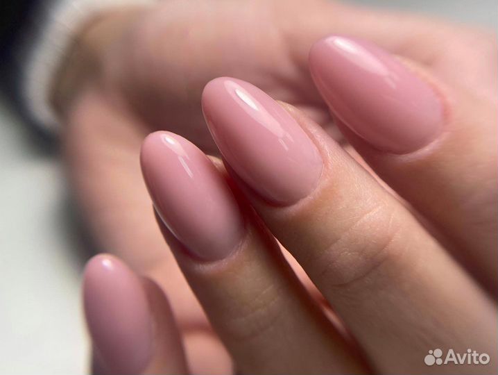 Маникюр с покрытием, наращивание ногтей