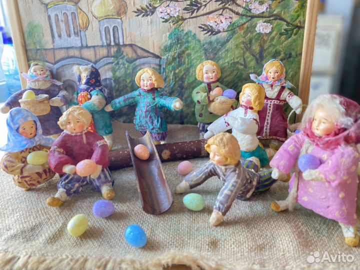 Композиция « Катание яиц