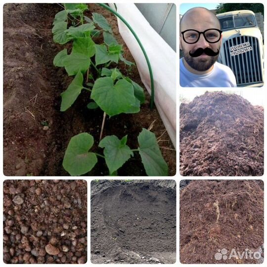 Перегной, компост, плодородный грунт, навоз