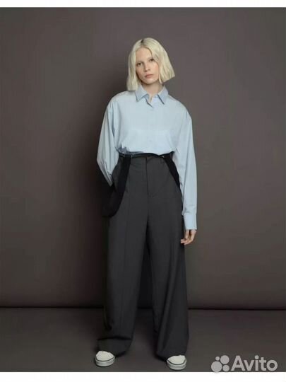 Брюки с подтяжками