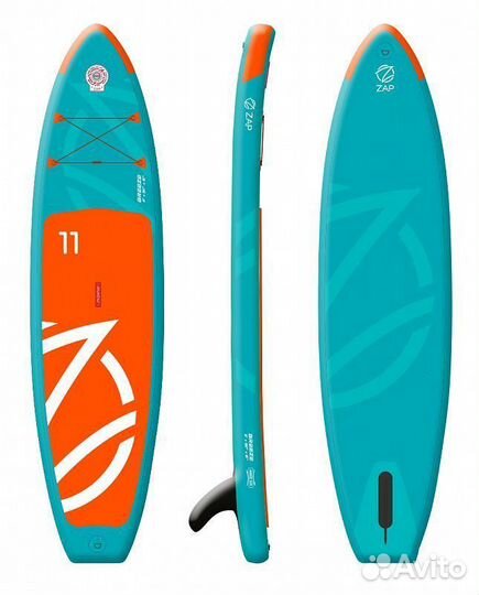 Надувная доска для sup-бординга ZAP breeze 11