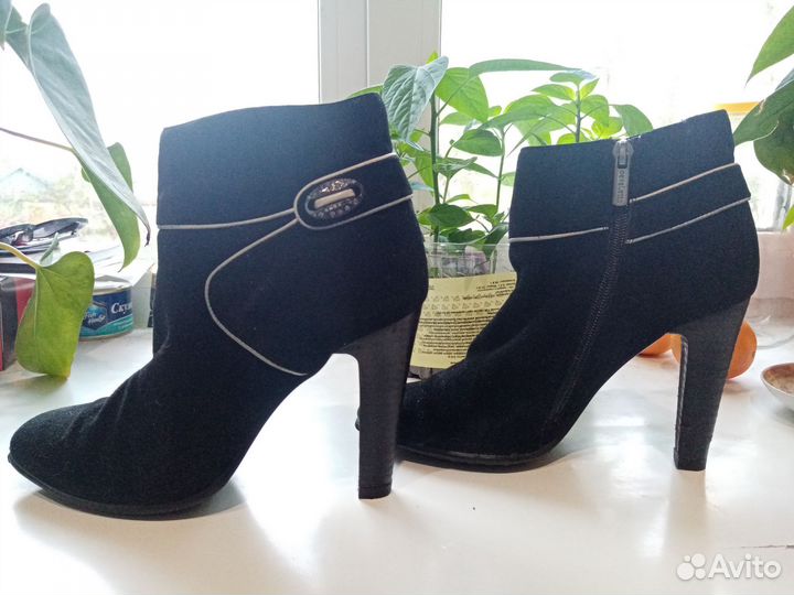 Сапоги женские замшевые осень весна