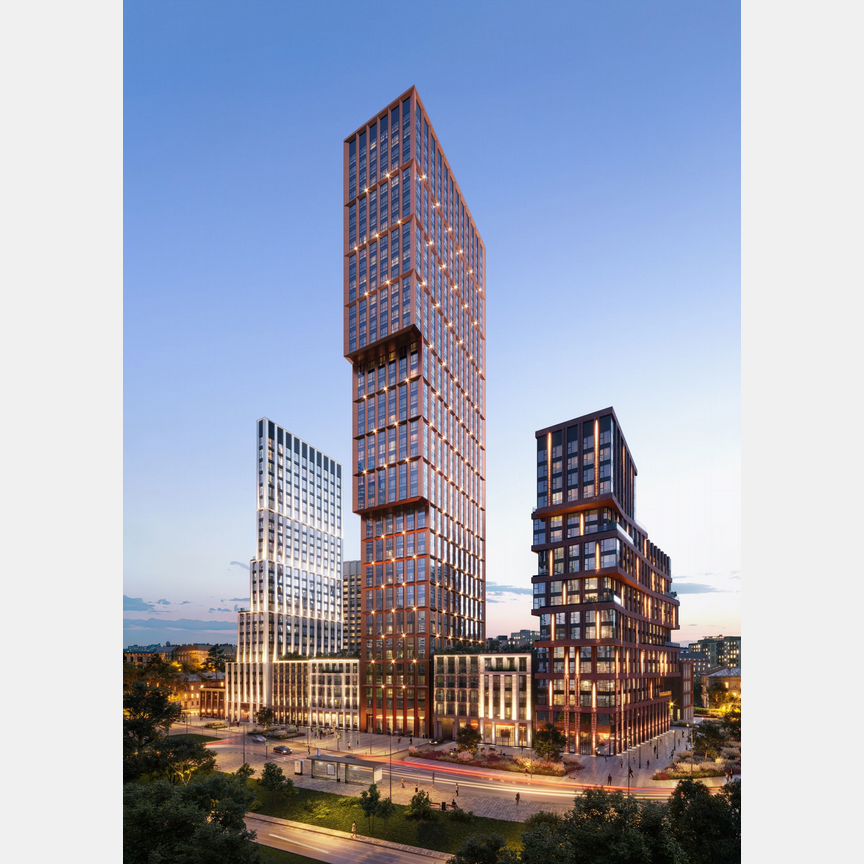 2-к. квартира, 54 м², 6/26 эт.