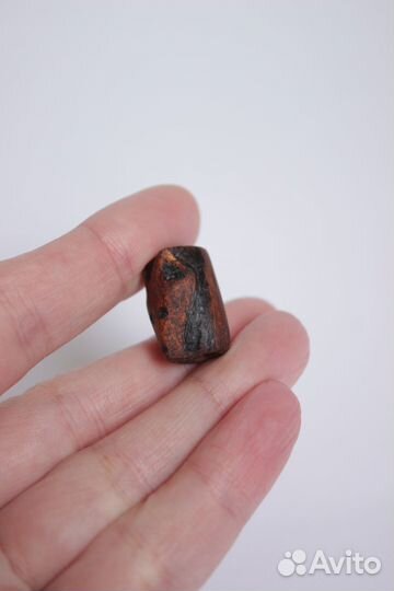 Бусина для дредов, для кос, дредобусина из дерева