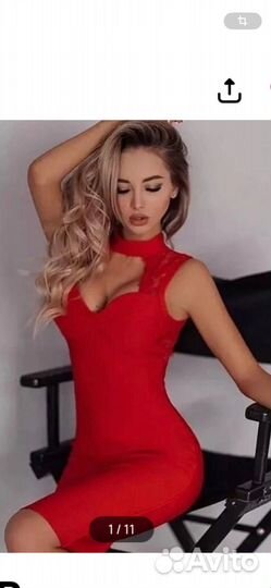 Бандажное платье футляр новое 42-44