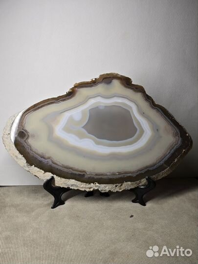 Срез агата минерал