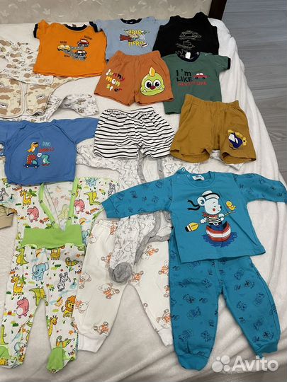 Вещи пакетом от 0 до 6 месяцев