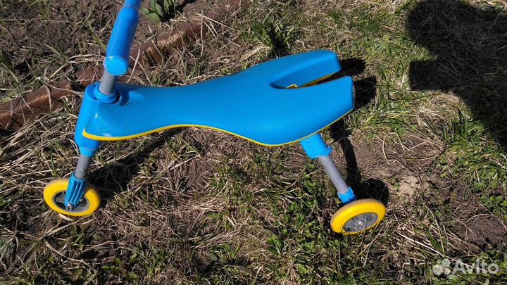 Беговел/самокат трехколесный 