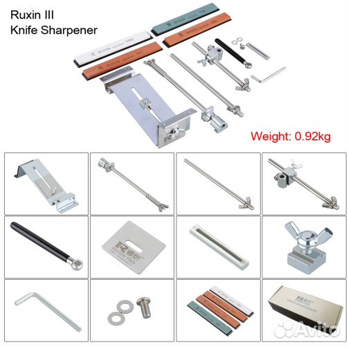 Точилка для ножей Ruixin PRO III новая